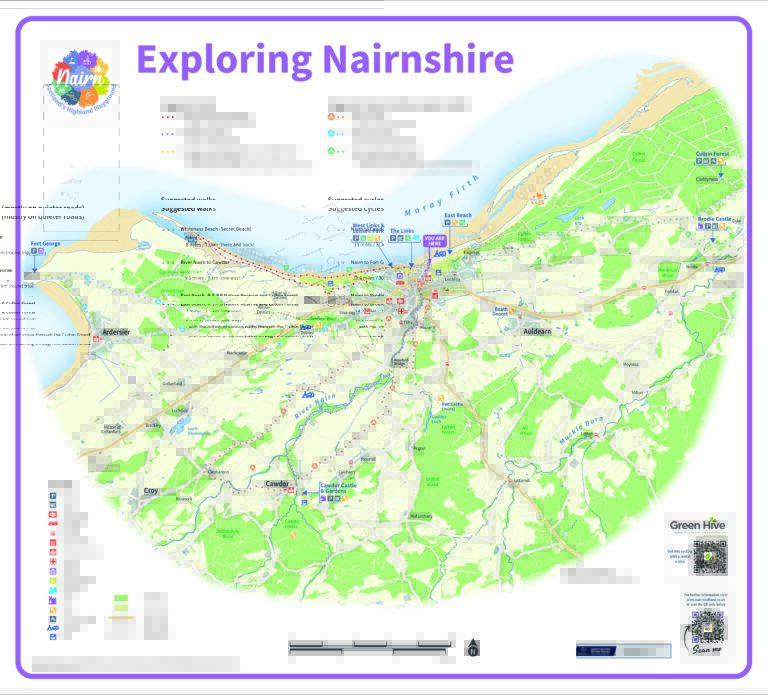 Nairn area map