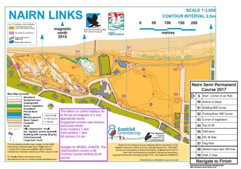 Orienteering in Nairn